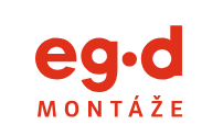 Logo společnosti EG.D Montáže s.r.o. 