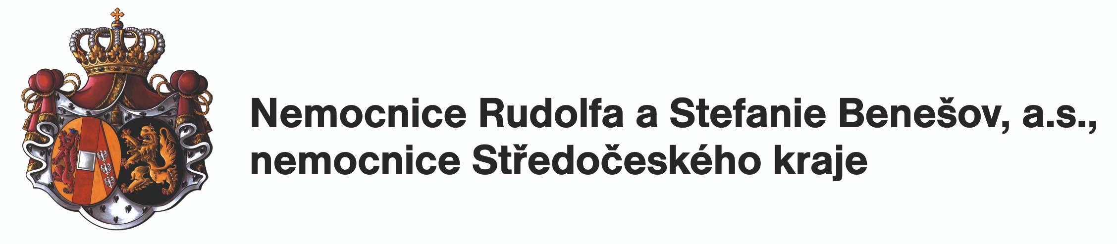 Logo společnosti Nemocnice Rudolfa a Stefanie Benešov, a. s., nemocnice Středočeského kraje